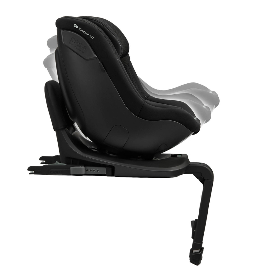 KINDERKRAFT - Autokindersitz mit drehbarer Basis I-GUARD PRO i-Size 61-105 cm schwarz