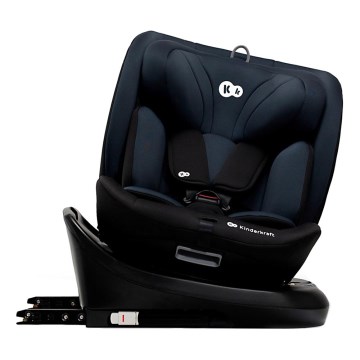 KINDERKRAFT - Autokindersitz mit Drehbasis I-GROW i-Size (40-150 cm) schwarz