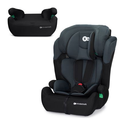 KINDERKRAFT - Autositz COMFORT UP i-Größe (76-150 cm) dunkelgrau