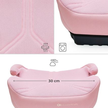 KINDERKRAFT - Autositzerhöhung I-BOOST 2 PRO i-Size 125–150 cm rosa