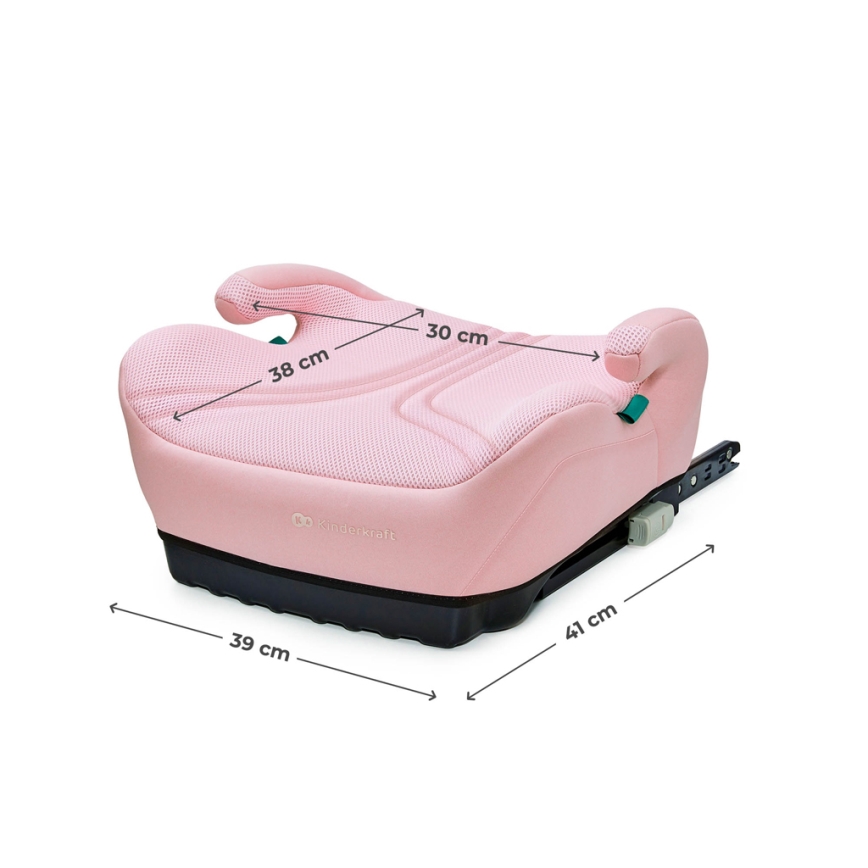 KINDERKRAFT - Autositzerhöhung I-BOOST 2 PRO i-Size 125–150 cm rosa