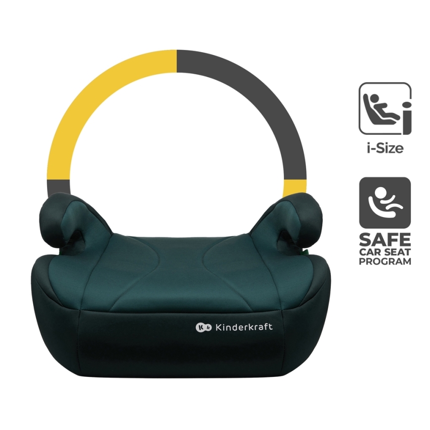 KINDERKRAFT - Autositzerhöhung I-BOOST i-Size 135-150 cm grün