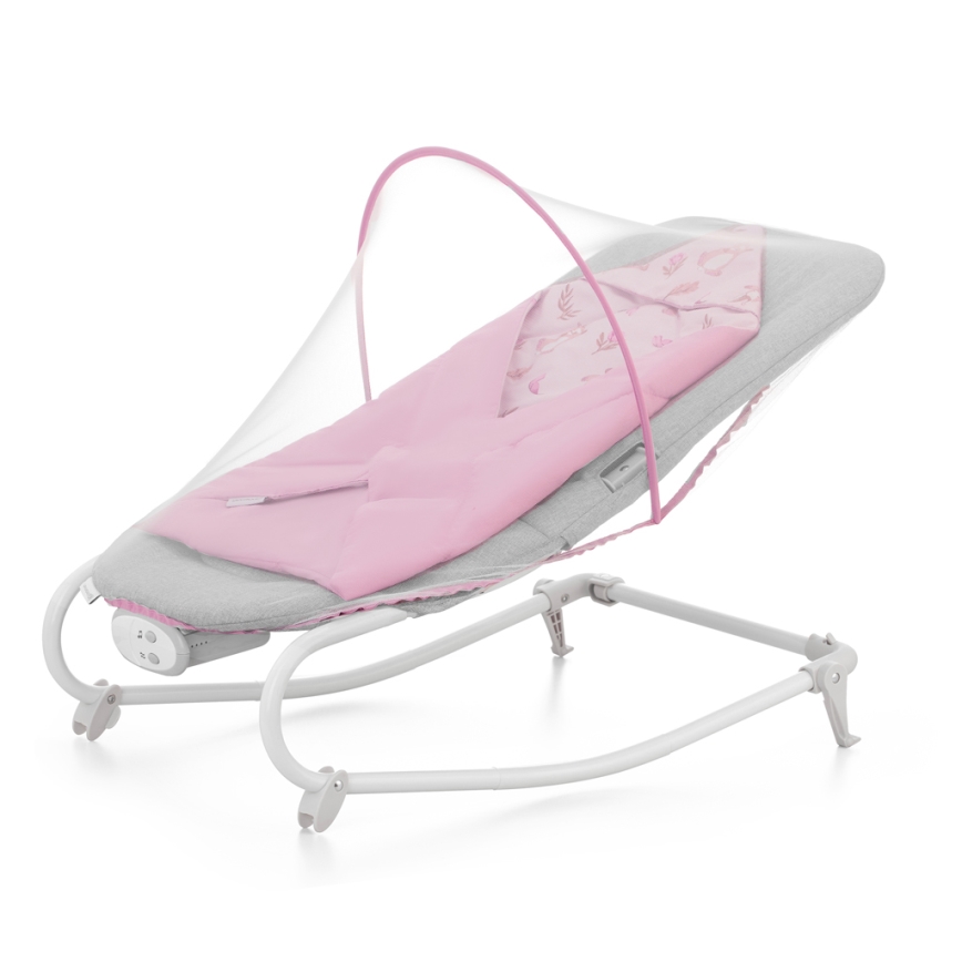 KINDERKRAFT - Baby-Schwingwippe mit Melodie FELIO 2 rosa