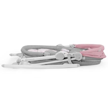 KINDERKRAFT - Babyliege 5in1 NOLA rosa/grau