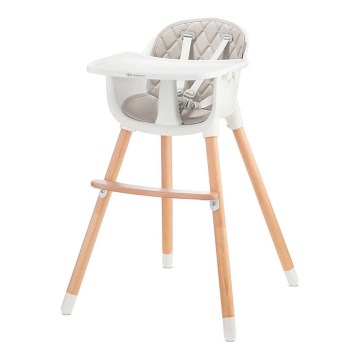 KINDERKRAFT - Esstischstuhl für Kinder SIENNA Buche/grau