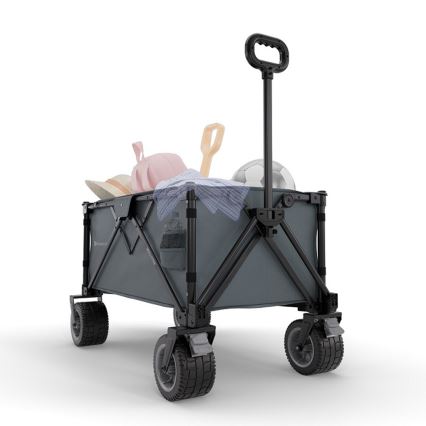 KINDERKRAFT - Faltbarer Transportwagen WAGON ROLLSTER grau