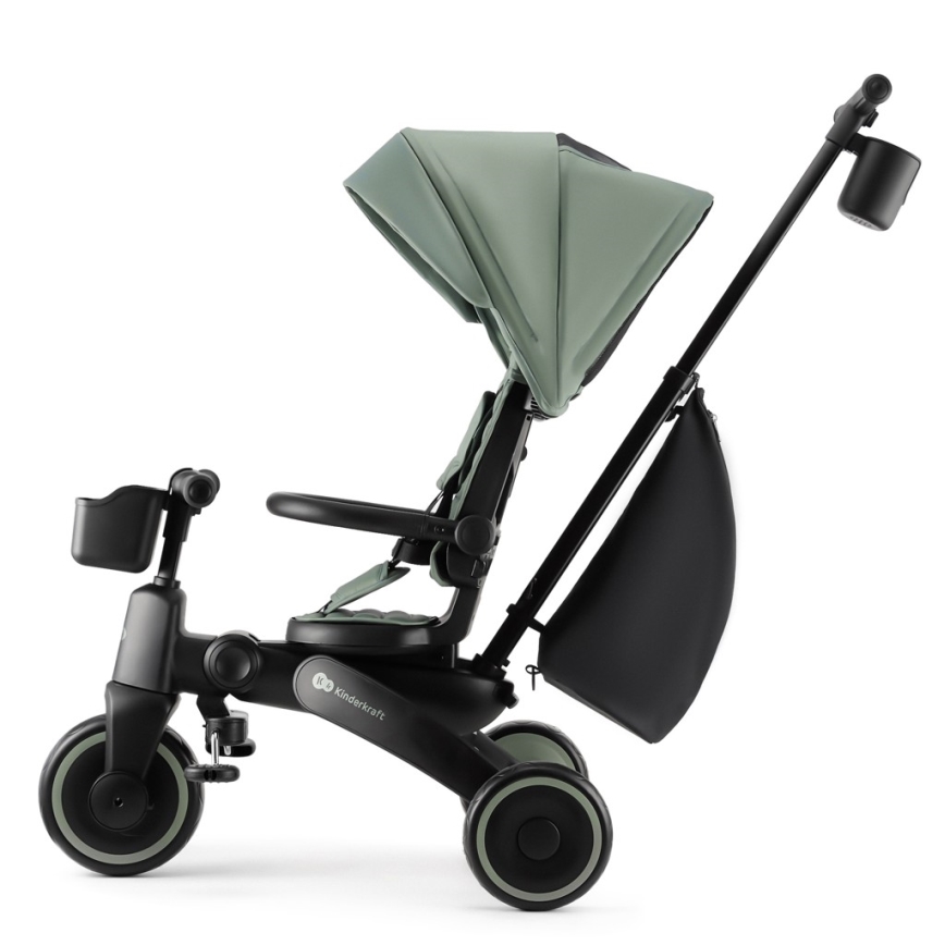 KINDERKRAFT - Kinder-Dreirad 4-in-1 JAZZ 2 grün