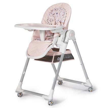 KINDERKRAFT – Kinder-Esszimmerstuhl 2in1 LASTREE rosa/weiß