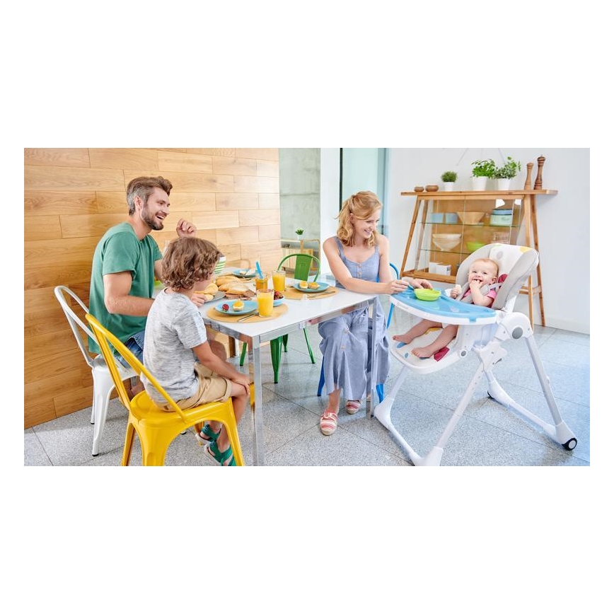 KINDERKRAFT – Kinder-Esszimmerstuhl YUMMY beige/weiß
