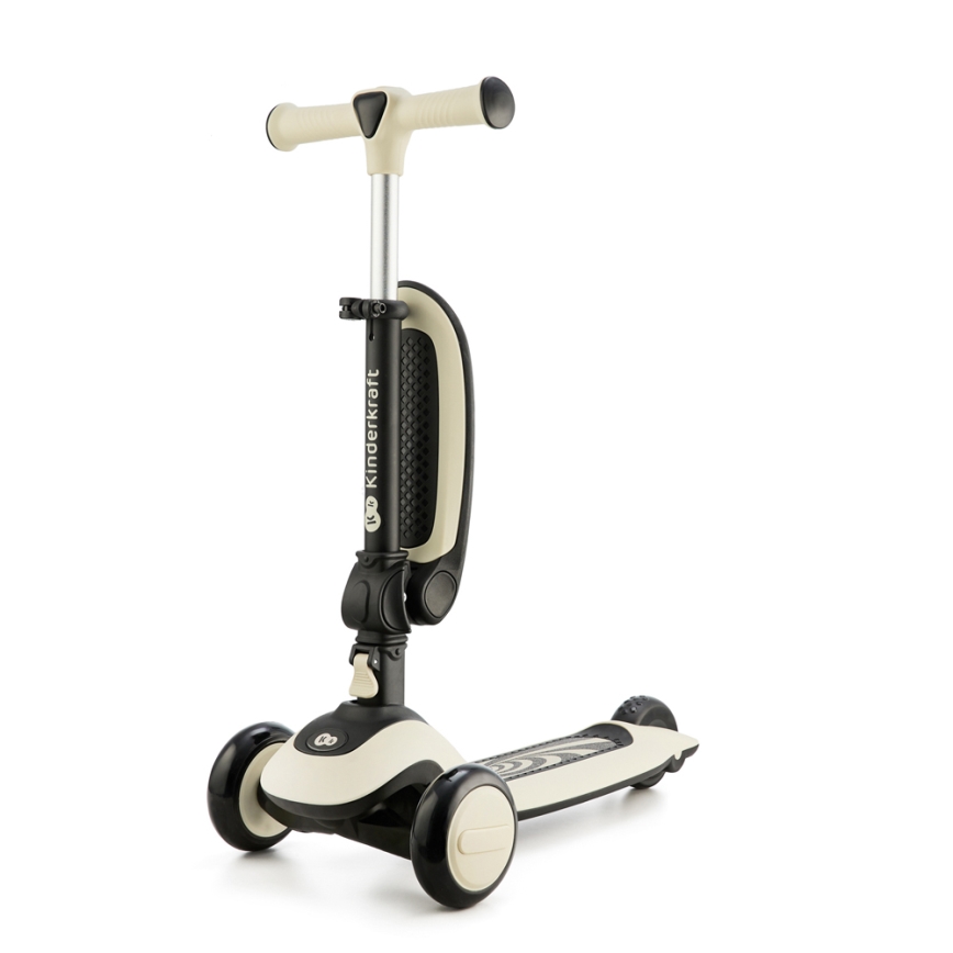 KINDERKRAFT - Kinder-Scooter 2in1 HALLEY Stone weiß