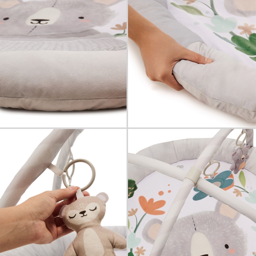 KINDERKRAFT - Kinder-Spieldecke COZYPLAY, grau