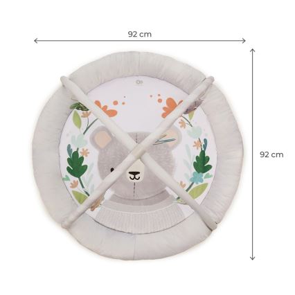 KINDERKRAFT - Kinder-Spieldecke COZYPLAY, grau
