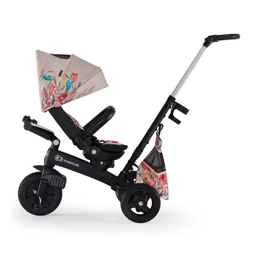 KINDERKRAFT – Kinderdreirad 5in1 EASYTWIST beige/schwarz