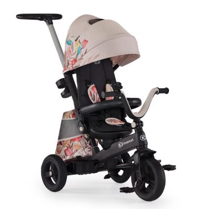 KINDERKRAFT – Kinderdreirad 5in1 EASYTWIST beige/schwarz