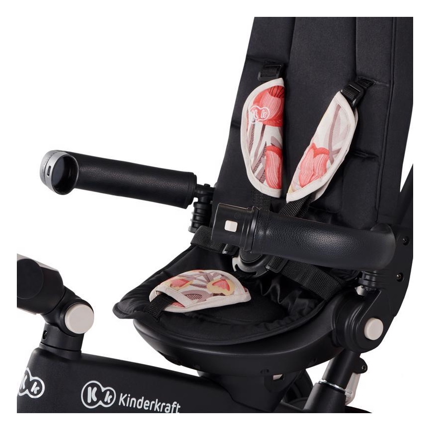 KINDERKRAFT – Kinderdreirad 5in1 EASYTWIST beige/schwarz