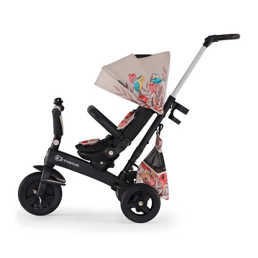 KINDERKRAFT – Kinderdreirad 5in1 EASYTWIST beige/schwarz