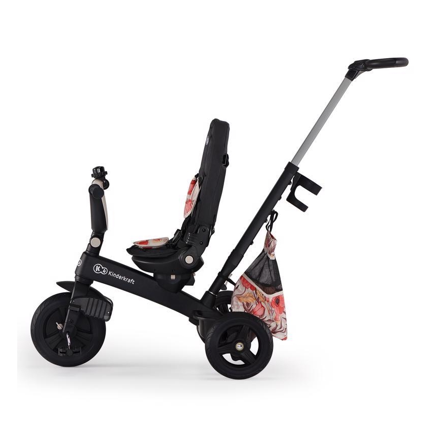 KINDERKRAFT – Kinderdreirad 5in1 EASYTWIST beige/schwarz