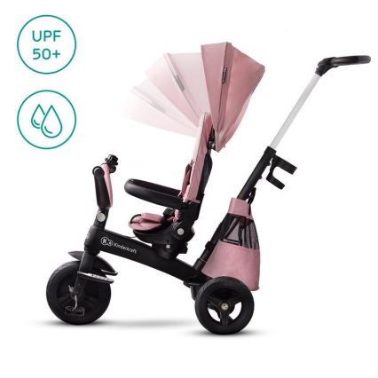 KINDERKRAFT - Kinderdreirad 5v1 EASYTWIST rosa/schwarz