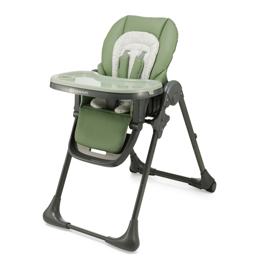 KINDERKRAFT - Kinderhochstuhl 2-in-1 TUMMIE grün