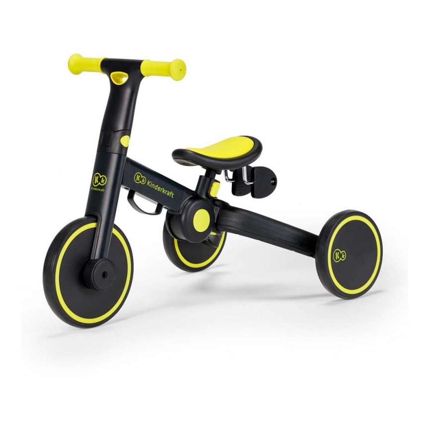 KINDERKRAFT - Kinderlaufrad 3in1 4TRIKE gelb/schwarz