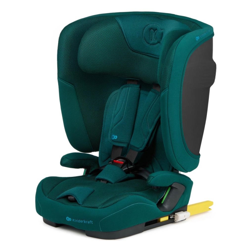 KINDERKRAFT - Kindersitz FIX2GO i-Size 76-150 cm türkis