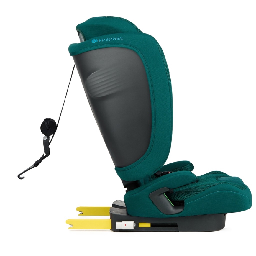 KINDERKRAFT - Kindersitz FIX2GO i-Size 76-150 cm türkis