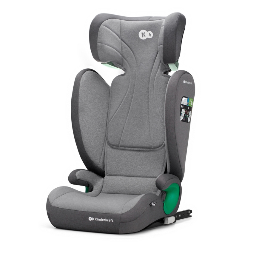 KINDERKRAFT - Kindersitz JUNIOR FIX 2 (100-150 cm) Rakete grau
