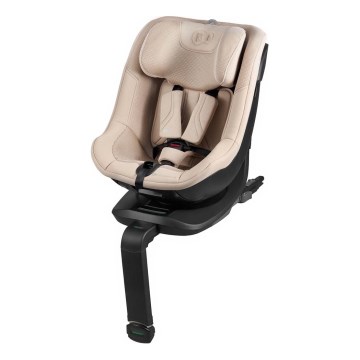 KINDERKRAFT - Kindersitz mit drehbarer Basis I-GUARD PRO i-Size 61-105 cm beige