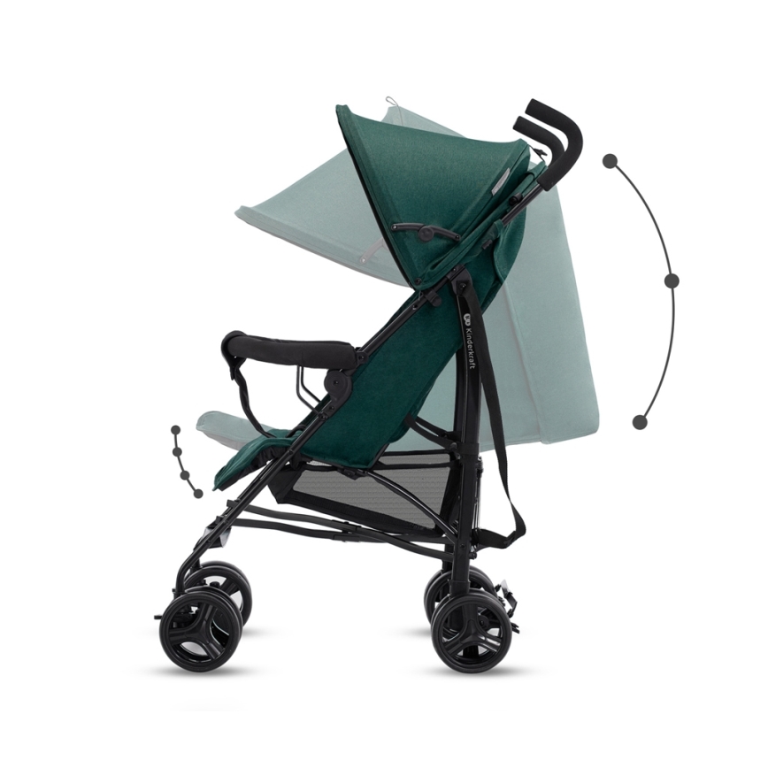 KINDERKRAFT - Kinderwagen TIK Green Wald