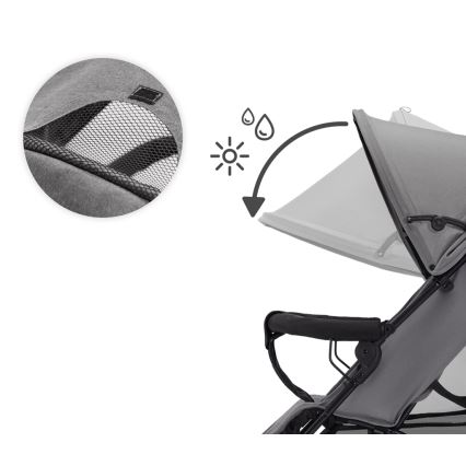 KINDERKRAFT - Kinderwagen TIK Stone grau