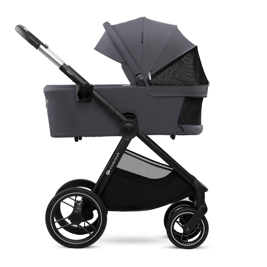 KINDERKRAFT - Kombi-Kinderwagen 2in1 NEA 2 Dunkelgrau
