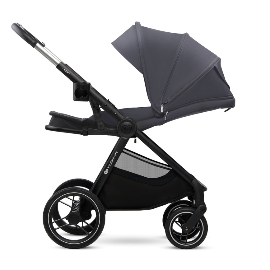 KINDERKRAFT - Kombi-Kinderwagen 2in1 NEA 2 Dunkelgrau