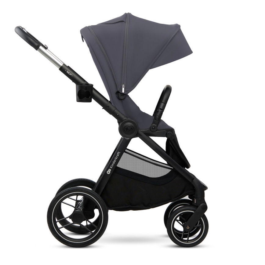 KINDERKRAFT - Kombi-Kinderwagen 2in1 NEA 2 Dunkelgrau