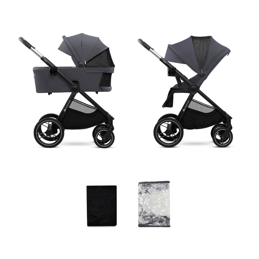 KINDERKRAFT - Kombi-Kinderwagen 2in1 NEA 2 Dunkelgrau