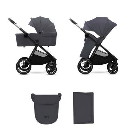 KINDERKRAFT - Kombi-Kinderwagen 2in1 NEA 2 Dunkelgrau