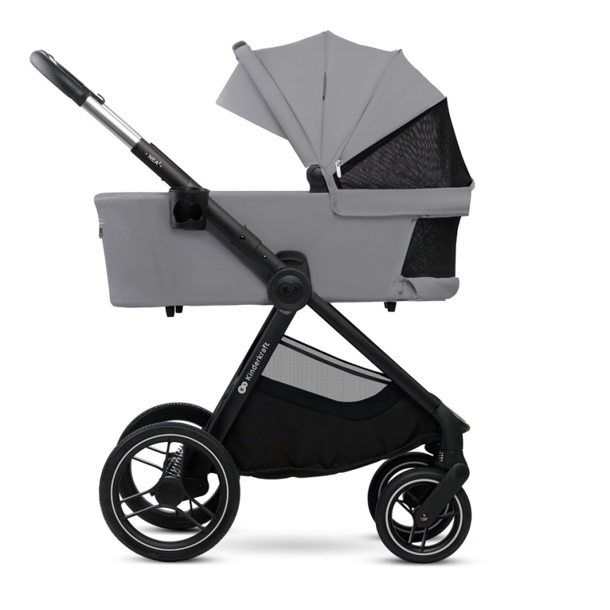 KINDERKRAFT - Kombi-Kinderwagen 2in1 NEA 2 Platinum grau