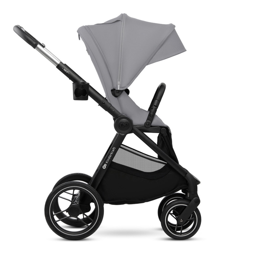 KINDERKRAFT - Kombi-Kinderwagen 2in1 NEA 2 Platinum grau