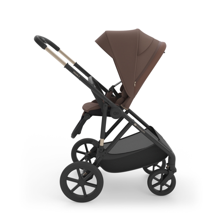 KINDERKRAFT - Kombi-Kinderwagen 3-in-1 PRIME 3 Velvet Mocca