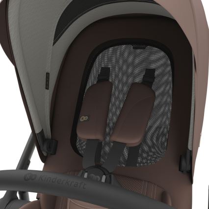 KINDERKRAFT - Kombi-Kinderwagen 3-in-1 PRIME 3 Velvet Mocca