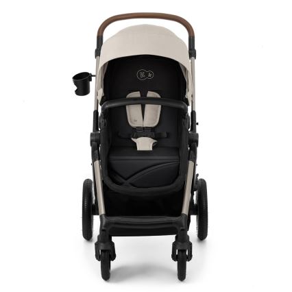 KINDERKRAFT - Kombi-Kinderwagen 3in1 MOOV 2 AIR Moonlight grau + Auto-Kindersitz MINK PRO
