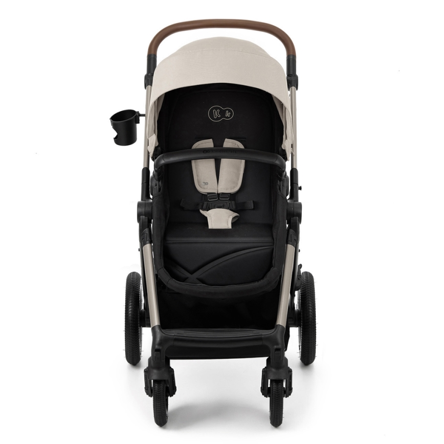 KINDERKRAFT - Kombi-Kinderwagen 3in1 MOOV 2 AIR Moonlight grau + Auto-Kindersitz MINK PRO