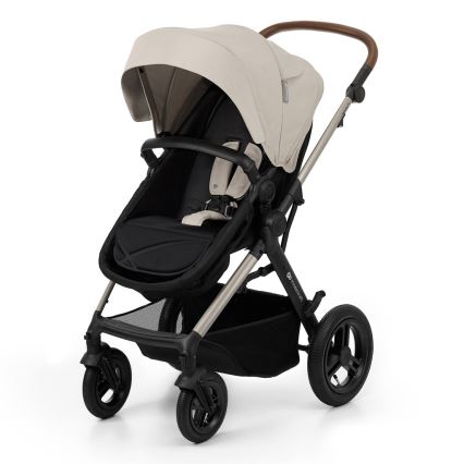KINDERKRAFT - Kombi-Kinderwagen 3in1 MOOV 2 AIR Moonlight grau + Auto-Kindersitz MINK PRO