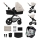 KINDERKRAFT - Kombi-Kinderwagen 3in1 MOOV 2 AIR Moonlight grau + Auto-Kindersitz MINK PRO