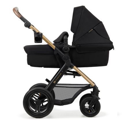 KINDERKRAFT - Kombi-Kinderwagen 3in1 MOOV 2 AIR Pure schwarz + Kindersitz MINK PRO