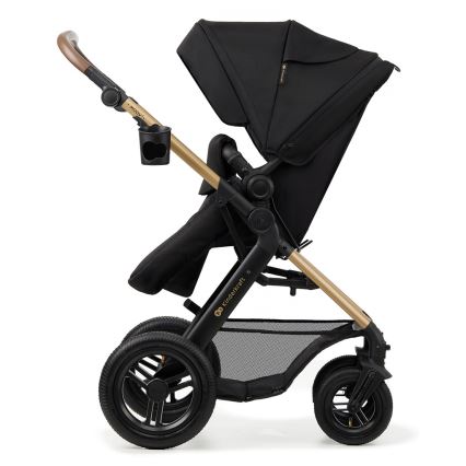 KINDERKRAFT - Kombi-Kinderwagen 3in1 MOOV 2 AIR Pure schwarz + Kindersitz MINK PRO