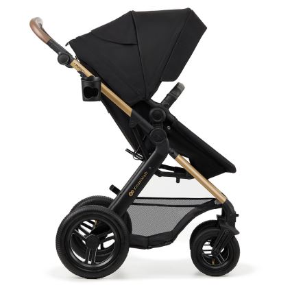 KINDERKRAFT - Kombi-Kinderwagen 3in1 MOOV 2 AIR Pure schwarz + Kindersitz MINK PRO