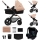 KINDERKRAFT - Kombi-Kinderwagen 3in1 MOOV 2 AIR Sand beige + Kindersitz MINK PRO