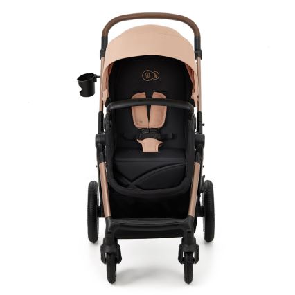 KINDERKRAFT - Kombi-Kinderwagen 3in1 MOOV 2 AIR Sand beige + Kindersitz MINK PRO