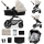 KINDERKRAFT - Kombi-Kinderwagen 3in1 MOOV 2 Moonlight grau + Kindersitz MINK PRO