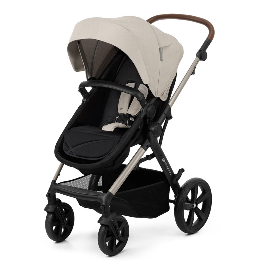 KINDERKRAFT - Kombi-Kinderwagen 3in1 MOOV 2 Moonlight grau + Kindersitz MINK PRO